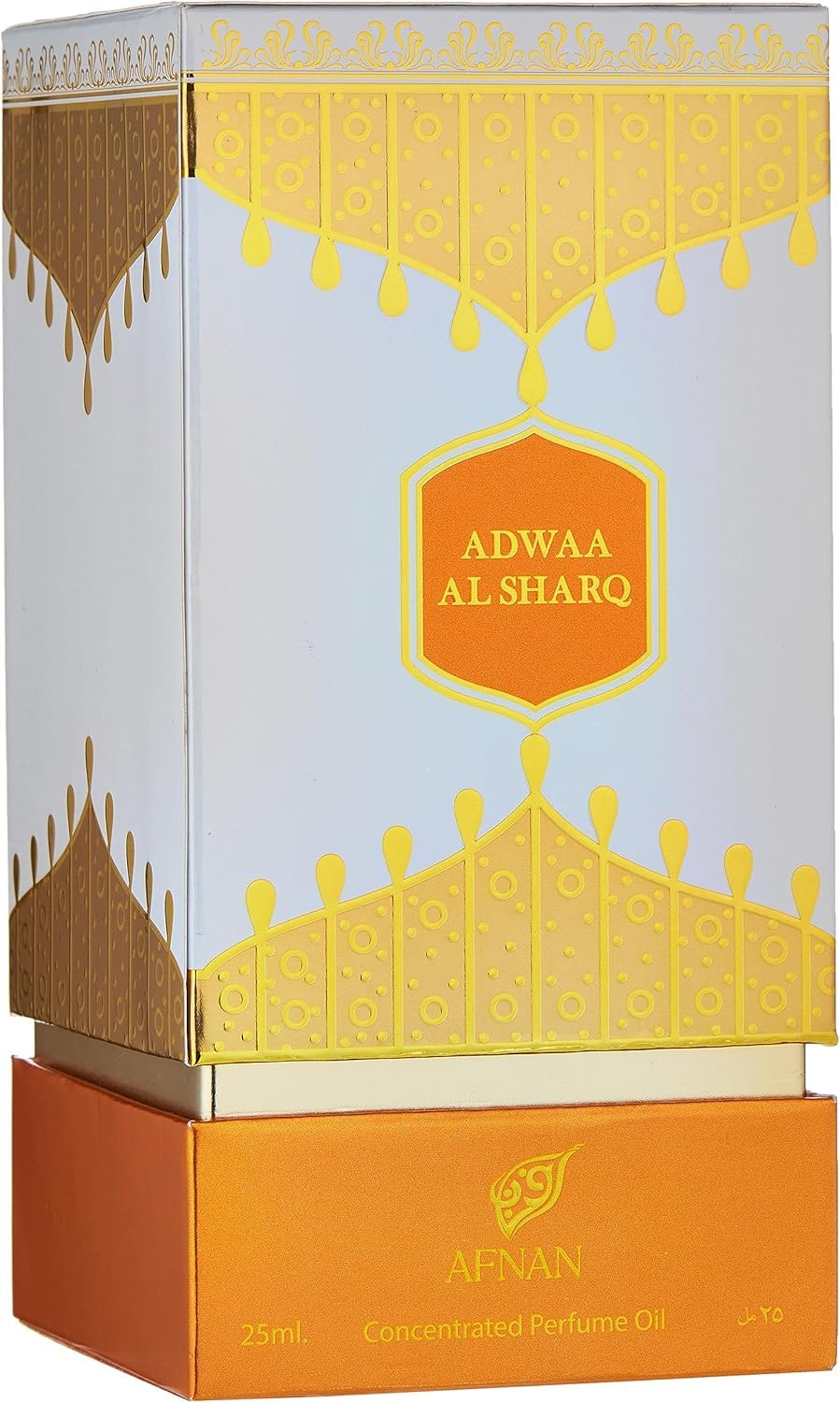Afnan Adwaa Al Sharq Unisex Concentrated Perfume Oil – 25ml / 0.84 oz | Warm, Fruity Floral Scent