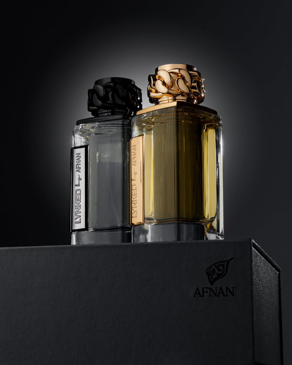 Afnan Lynked Freedom (Black) for Men – Eau de Parfum, 3.4 fl oz
