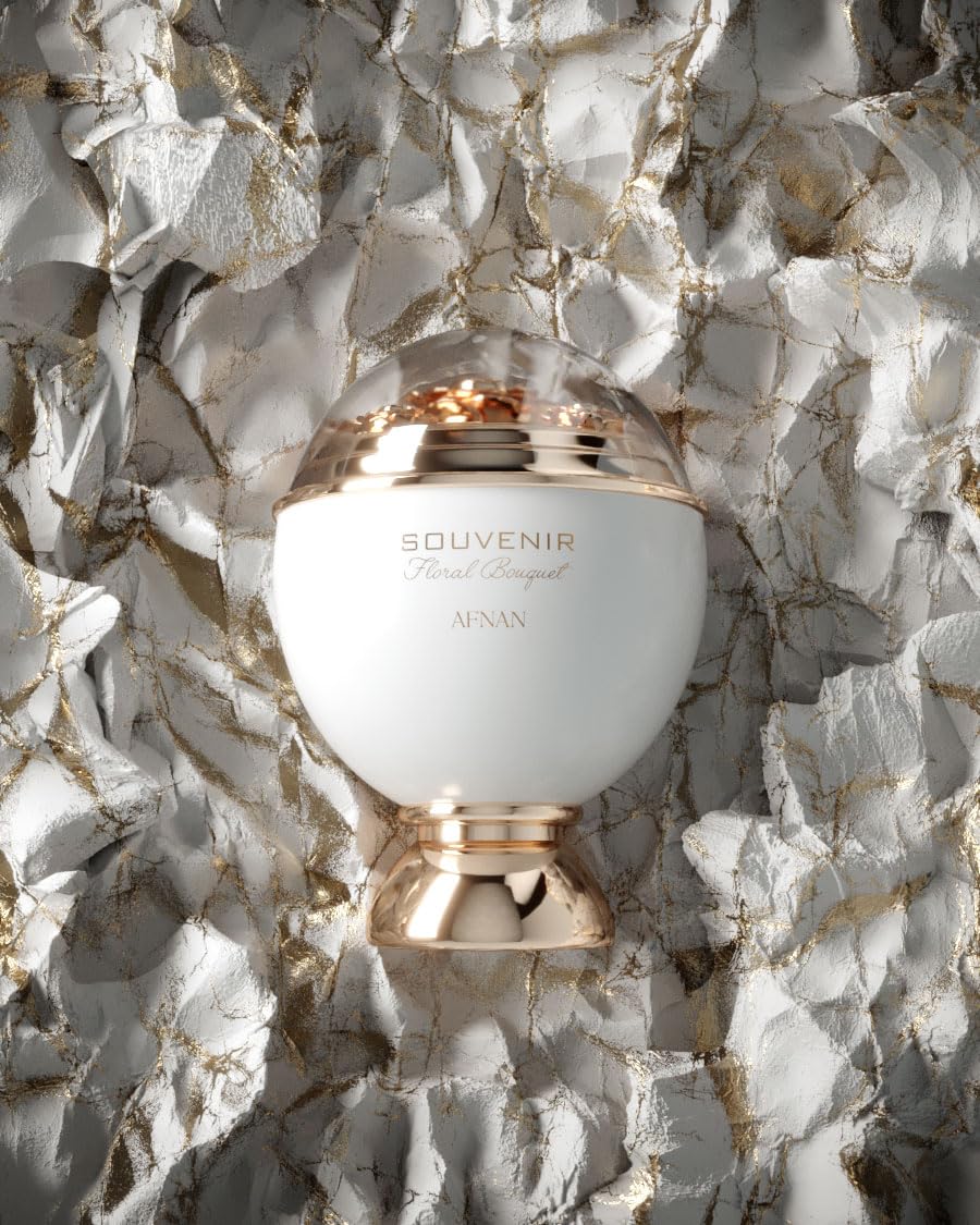 Afnan Souvenir Floral Bouquet for Women Eau de Parfum Spray – 3.4 oz