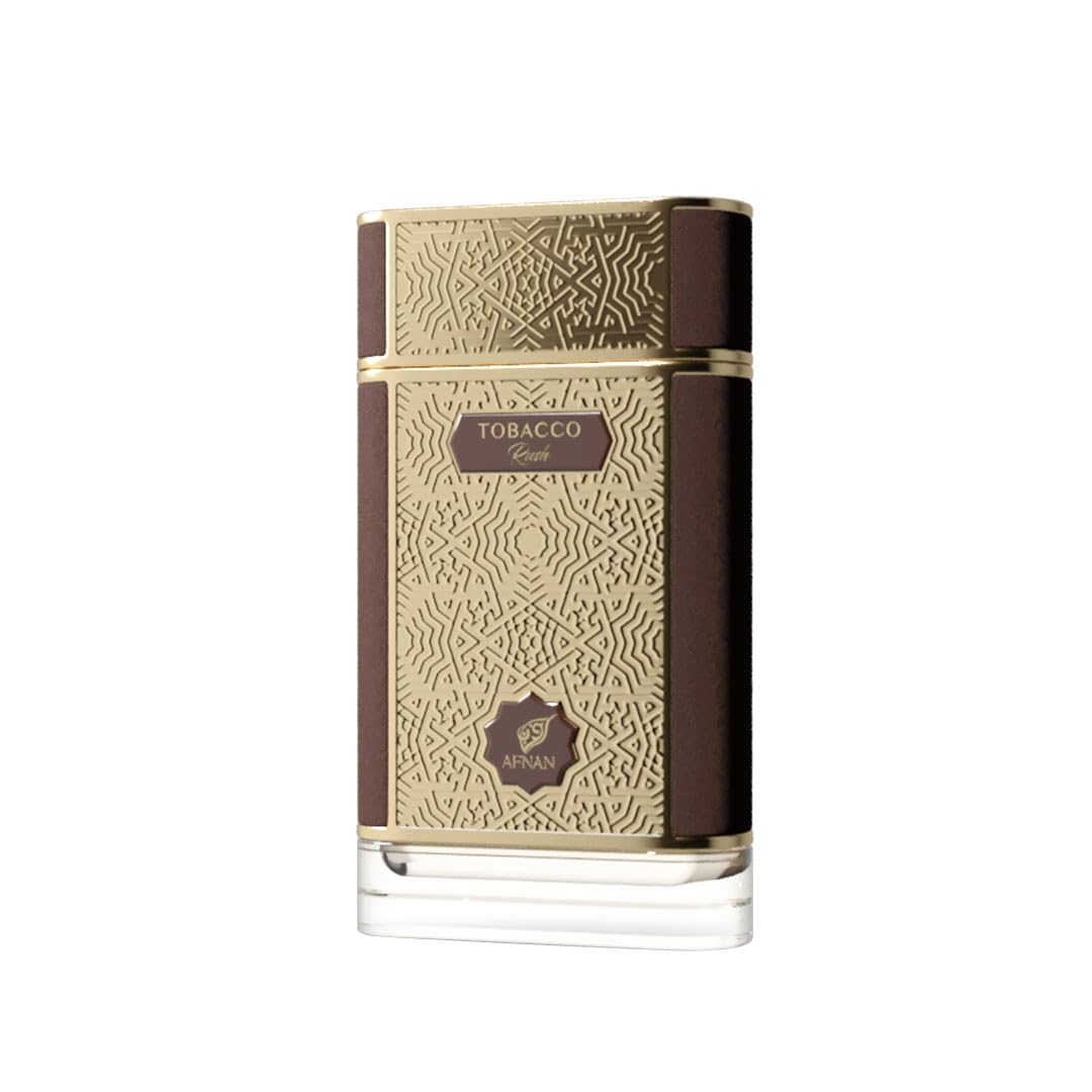 Afnan Tobacco Rush Eau de Parfum for Men – 2.7 Fl Oz | Warm Spices, Tobacco & Oud