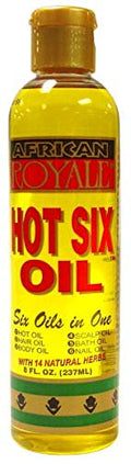 African Royale Hot Six Oil (Pack of 4) | Premium Hair & Scalp Care