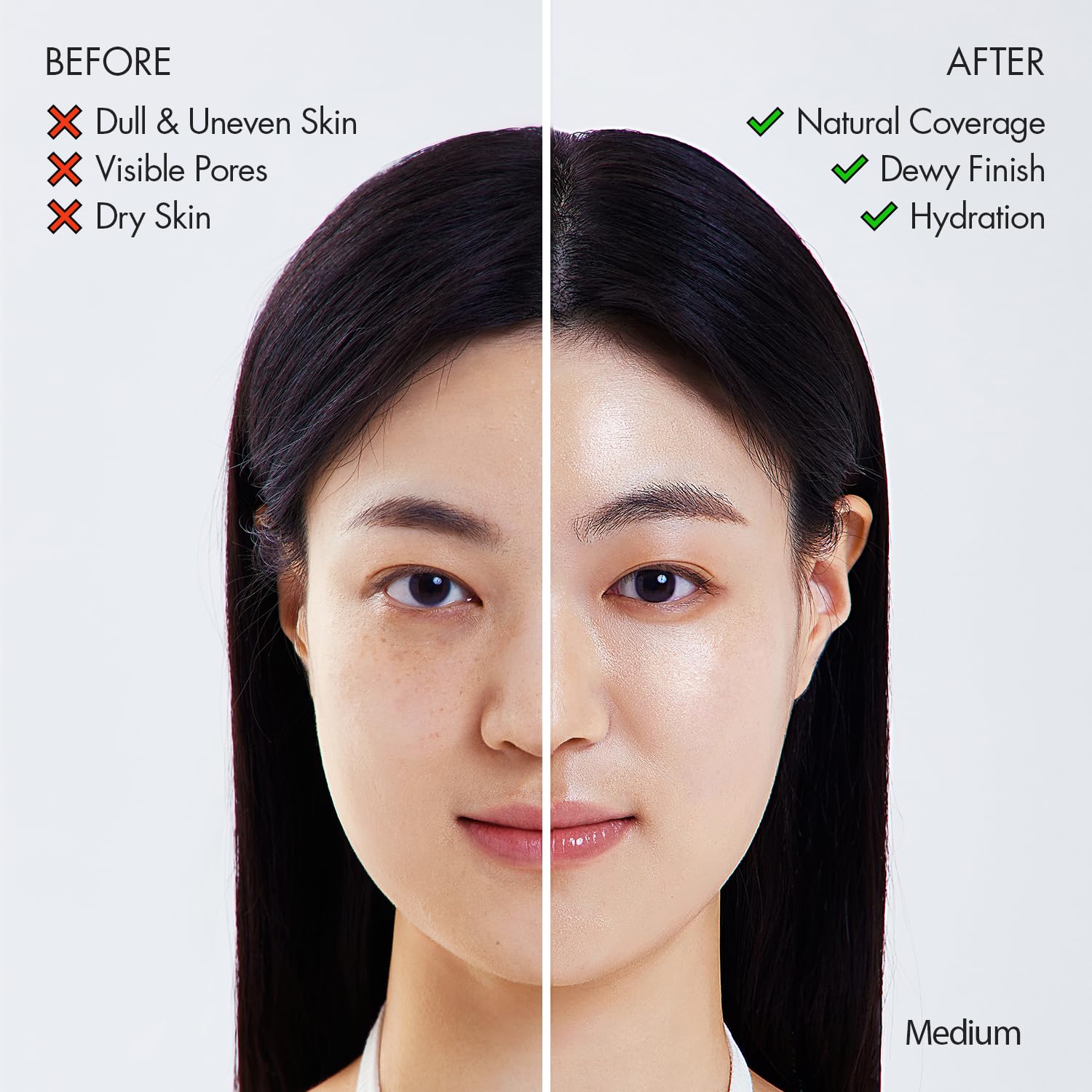 AGE 20's Signature Essence Pact SPF 50+ | 27C Honey | Dewy Cream Foundation, Natural Coverage