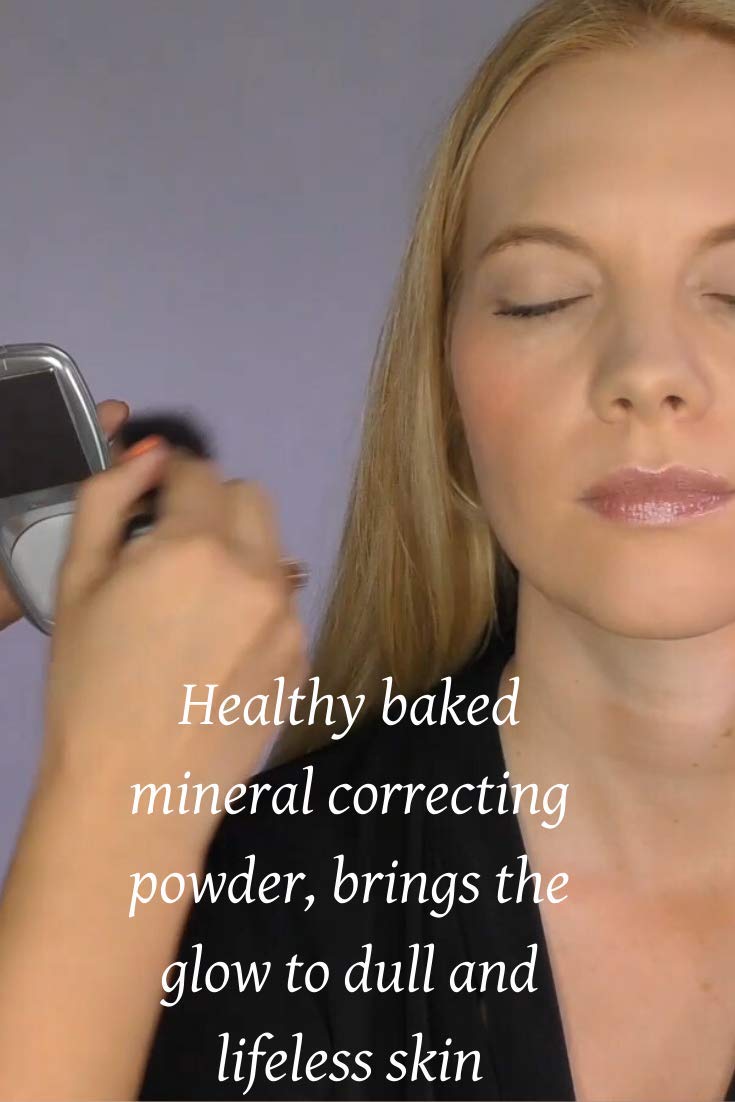 Ageless Derma Baked Mineral Color Correcting Powder – Vegan Redness Neutralizer