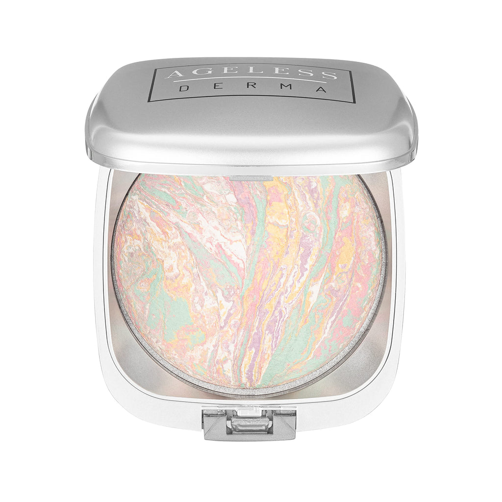 Ageless Derma Baked Mineral Color Correcting Powder – Vegan Redness Neutralizer