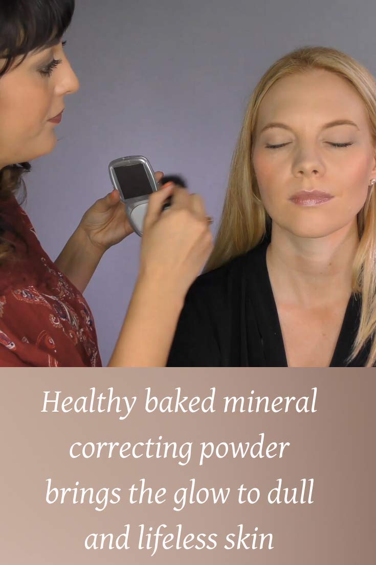 Ageless Derma Baked Mineral Color Correcting Powder – Vegan Redness Neutralizer