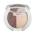 Ageless Derma Creamy Mineral Baked Eyeshadow Duo – Vegan Eye Shadow (Med Taupe + Crystal Beige)