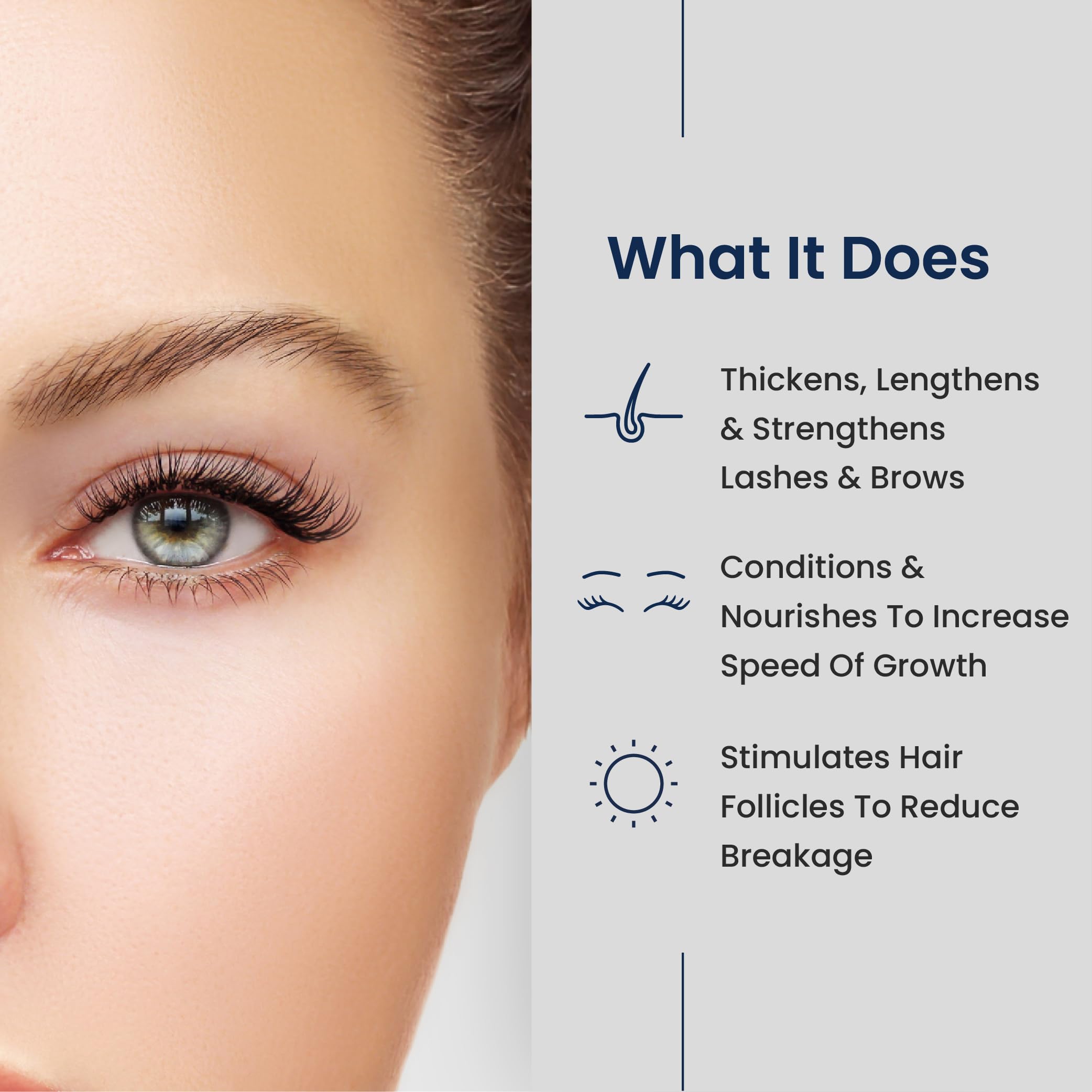 Agelyss Lash & Brow Enhancer – Longer, Stronger & Thicker Lashes and Brows (3 Bottles)