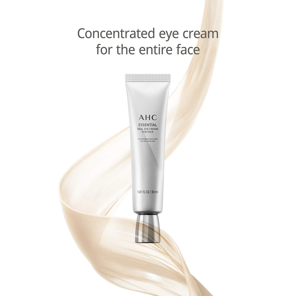 AHC Essential Eye Cream for Face | Aesthetic Hydration Cosmetics by Unilever – 0.33 oz