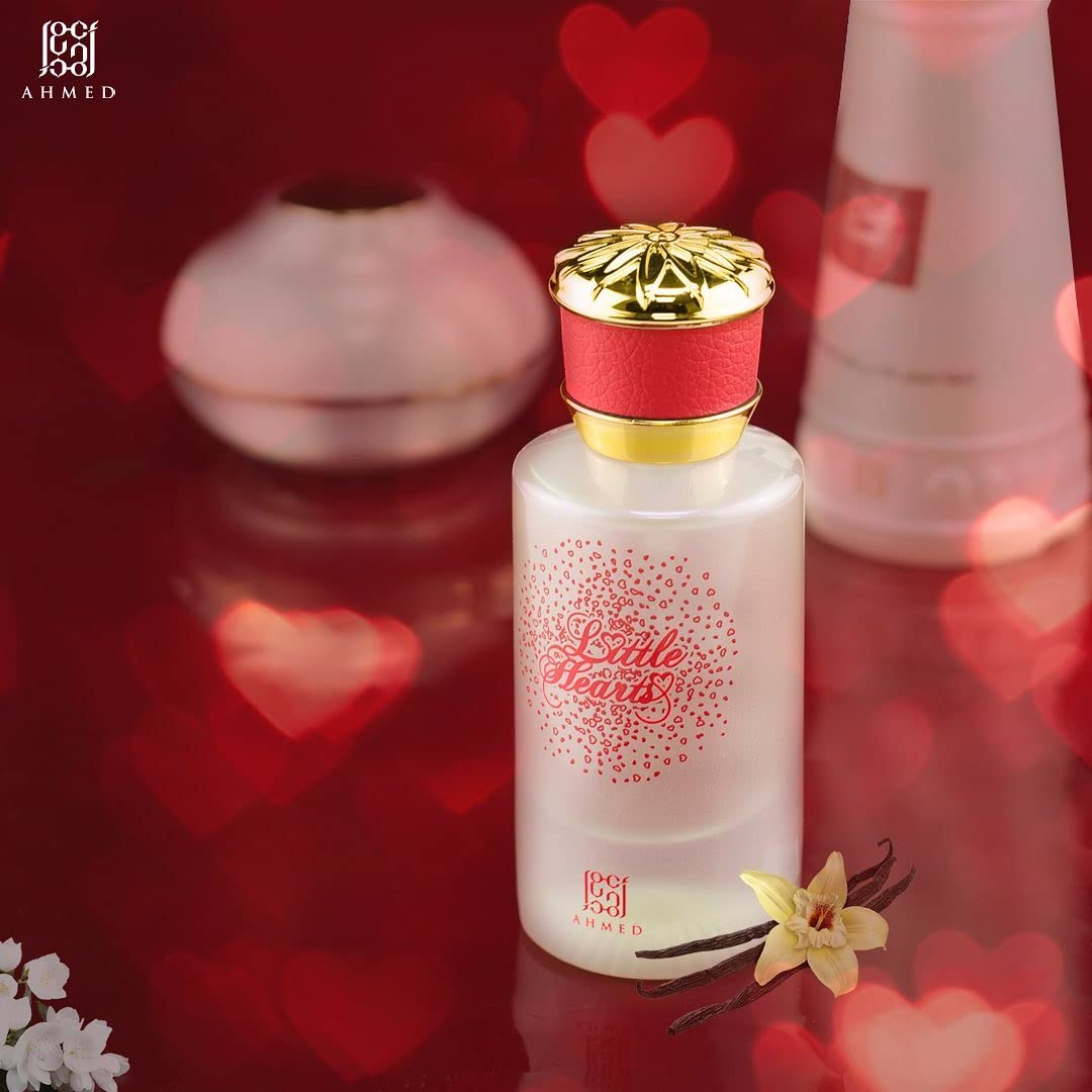 AHMED Little Hearts EDP 50ml – Oriental Oud with Amber, Musk & Vanilla | Women’s Fragrance