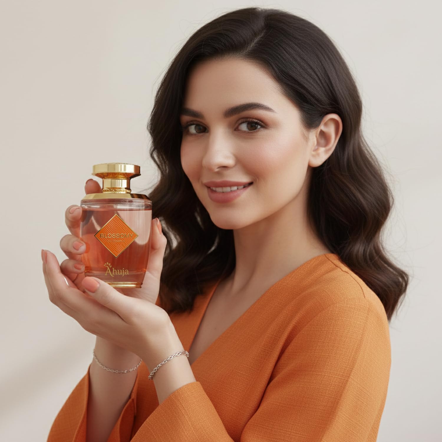 AHUJA Blossomy Eau de Parfum – 3.4oz for Women | Floral Tuberose & Jasmine
