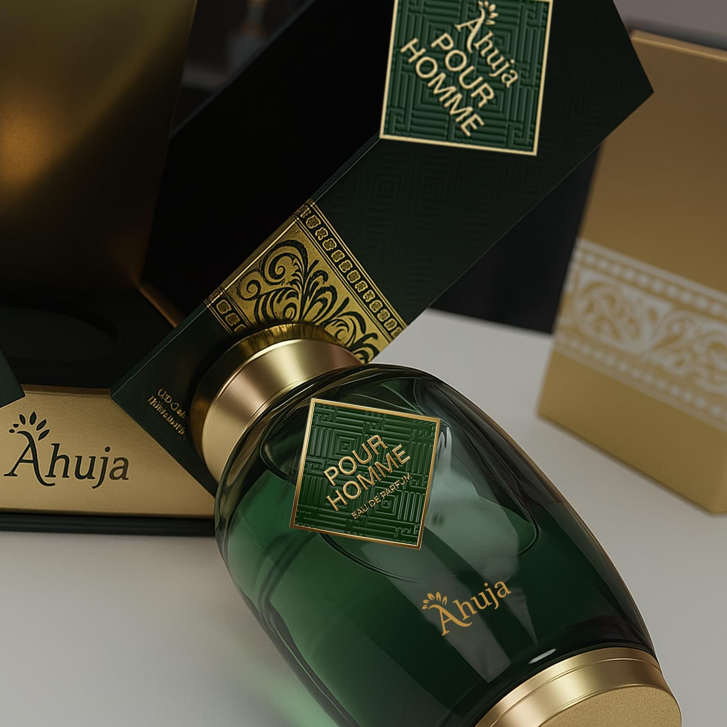 AHUJA Pour Homme Eau de Parfum for Men – 3.4 fl oz | Long-Lasting Citrus & Fruity Notes