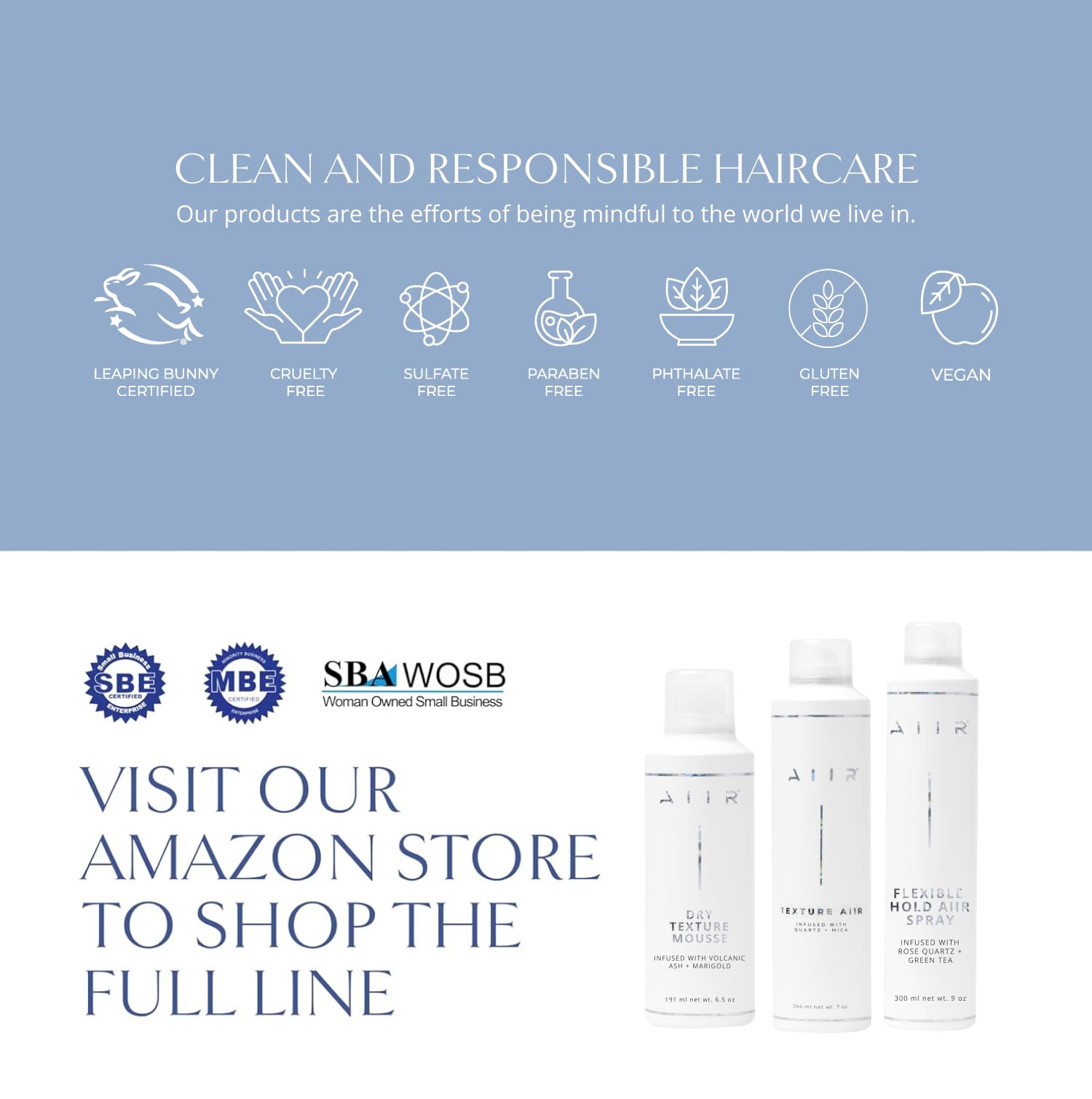 AIIR Dry Shampoo – Absorb Oils, Add Volume and Fresh Cleansing
