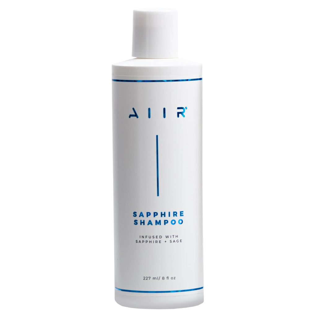 AIIR Sapphire Shampoo – Crystal Infused, Vegan, Sulfate-Free, Color-Safe (8 oz)