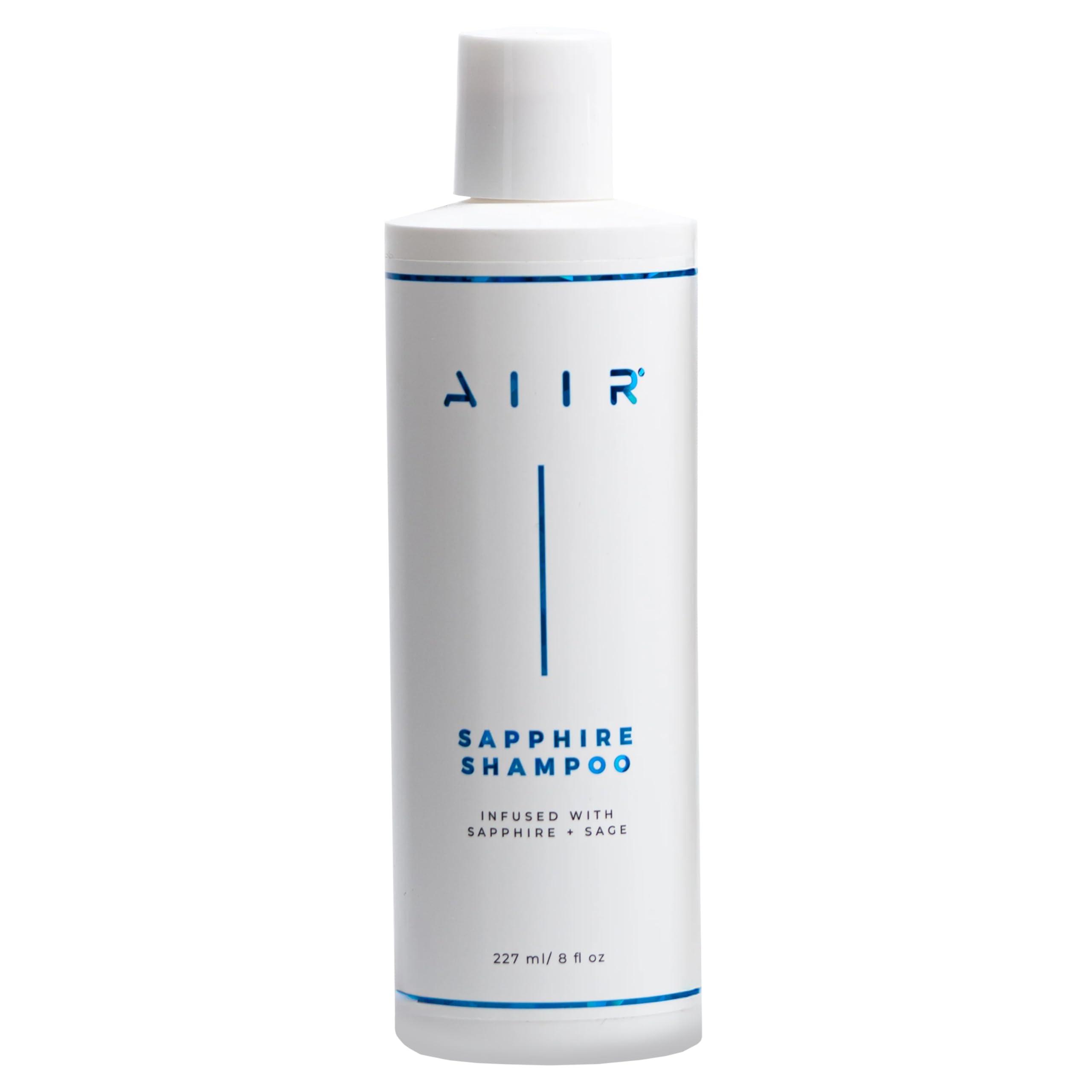 AIIR Sapphire Shampoo – Crystal Infused, Vegan, Sulfate-Free, Color-Safe (8 oz)