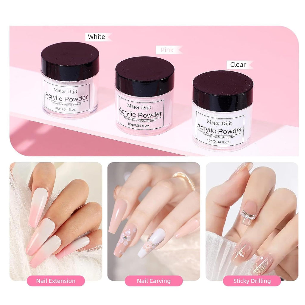 AILALUO Nail Kit Acrylic Set – Beginner-Friendly Gel Polish, UV Lamp & Nail Art Tools