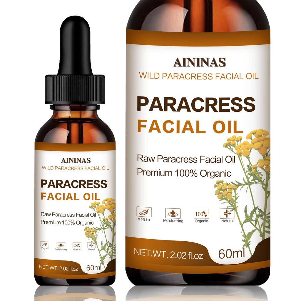 AIninas Paracress Facial Oil – Organic Anti-Aging Serum for All Skin Types