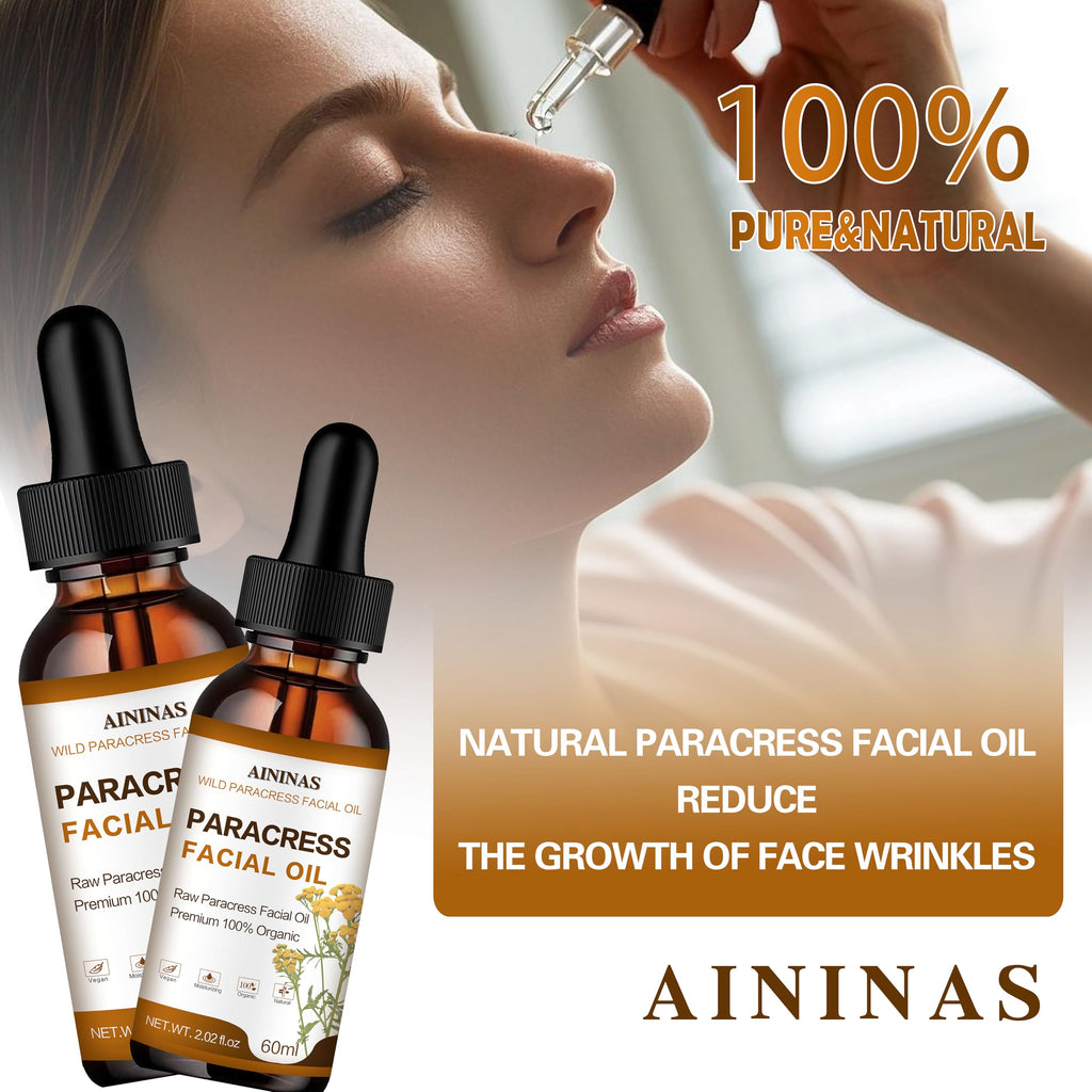 AIninas Paracress Facial Oil – Organic Anti-Aging Serum for All Skin Types