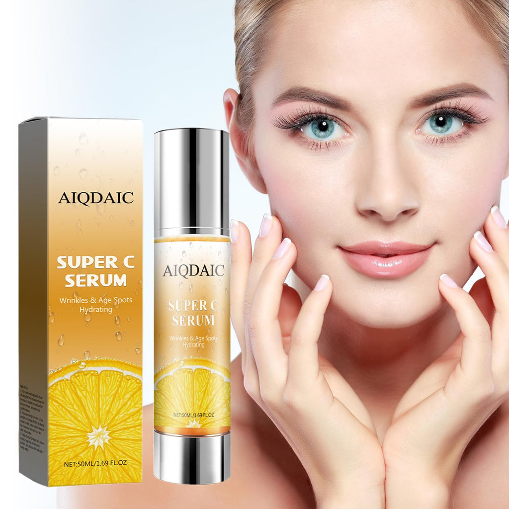 AIQDAIC Hydrating Facial Serum with Anti-Aging Complex – Deep Moisture, Brightening & Repair for All Skin Types (1.69 fl oz)