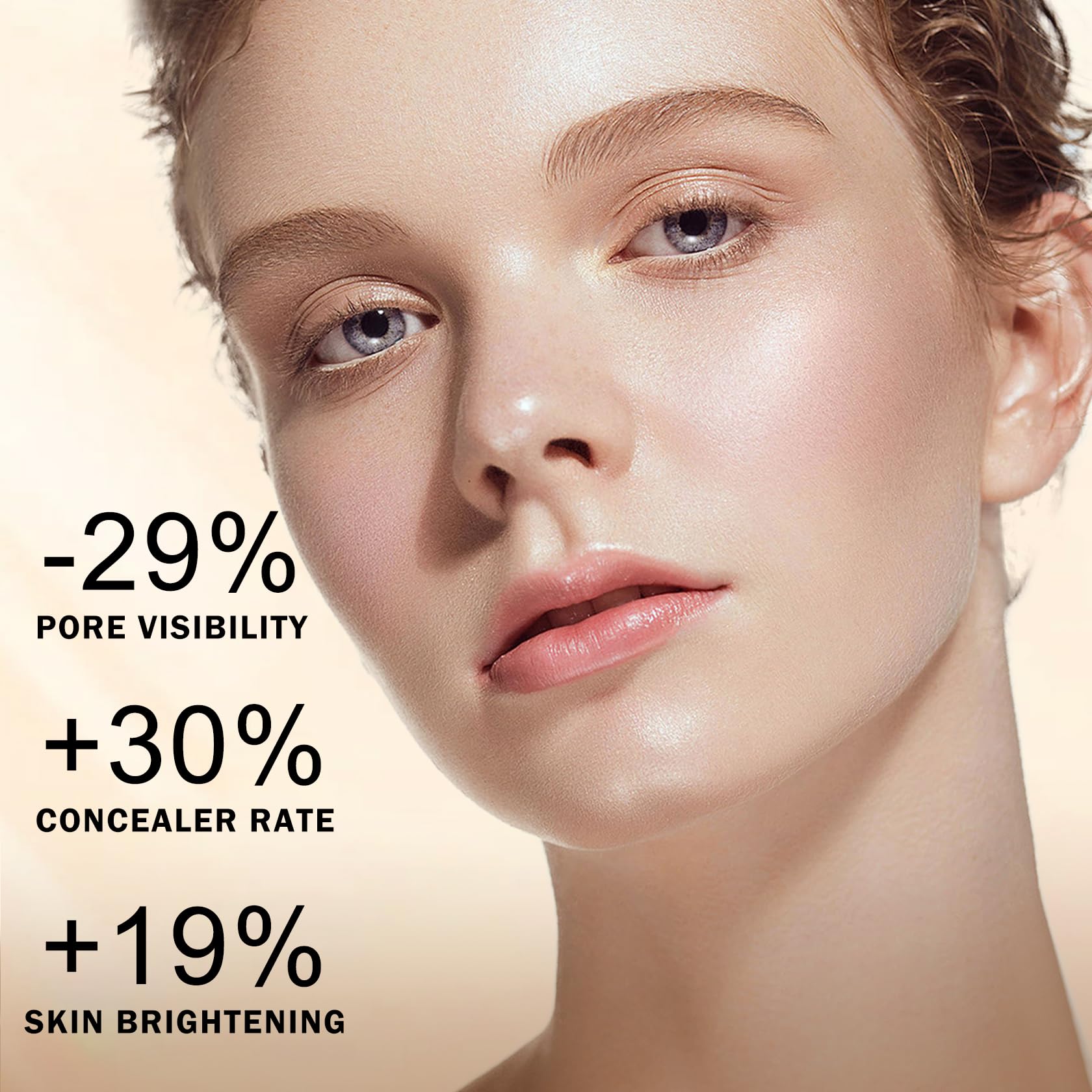 AIUEO Airbrush Foundation Spray for Mature Skin – Lightweight Full Coverage, Natural Matte Finish, Shade 05 Light
