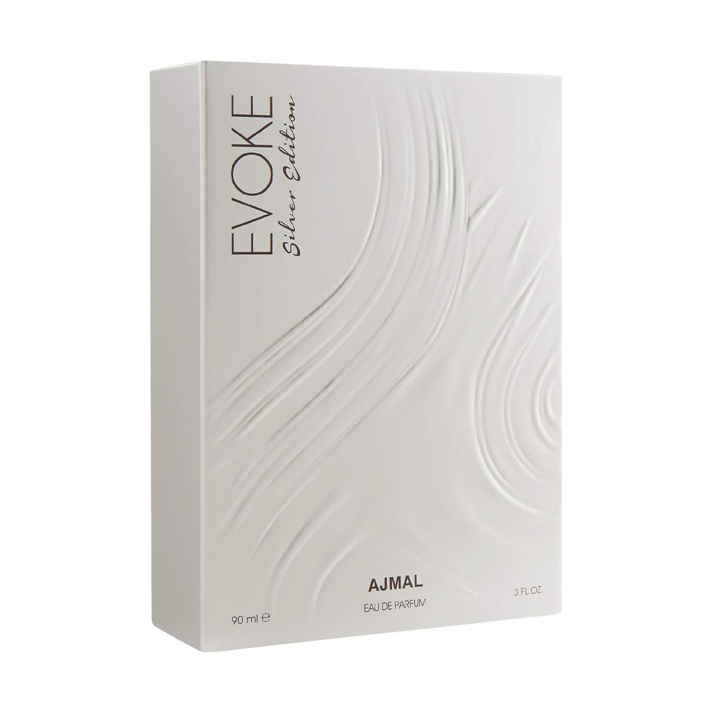 Ajmal Evoke Silver Edition Him EDP 90ml – Long-Lasting Woody Citrus Fragrance for Men