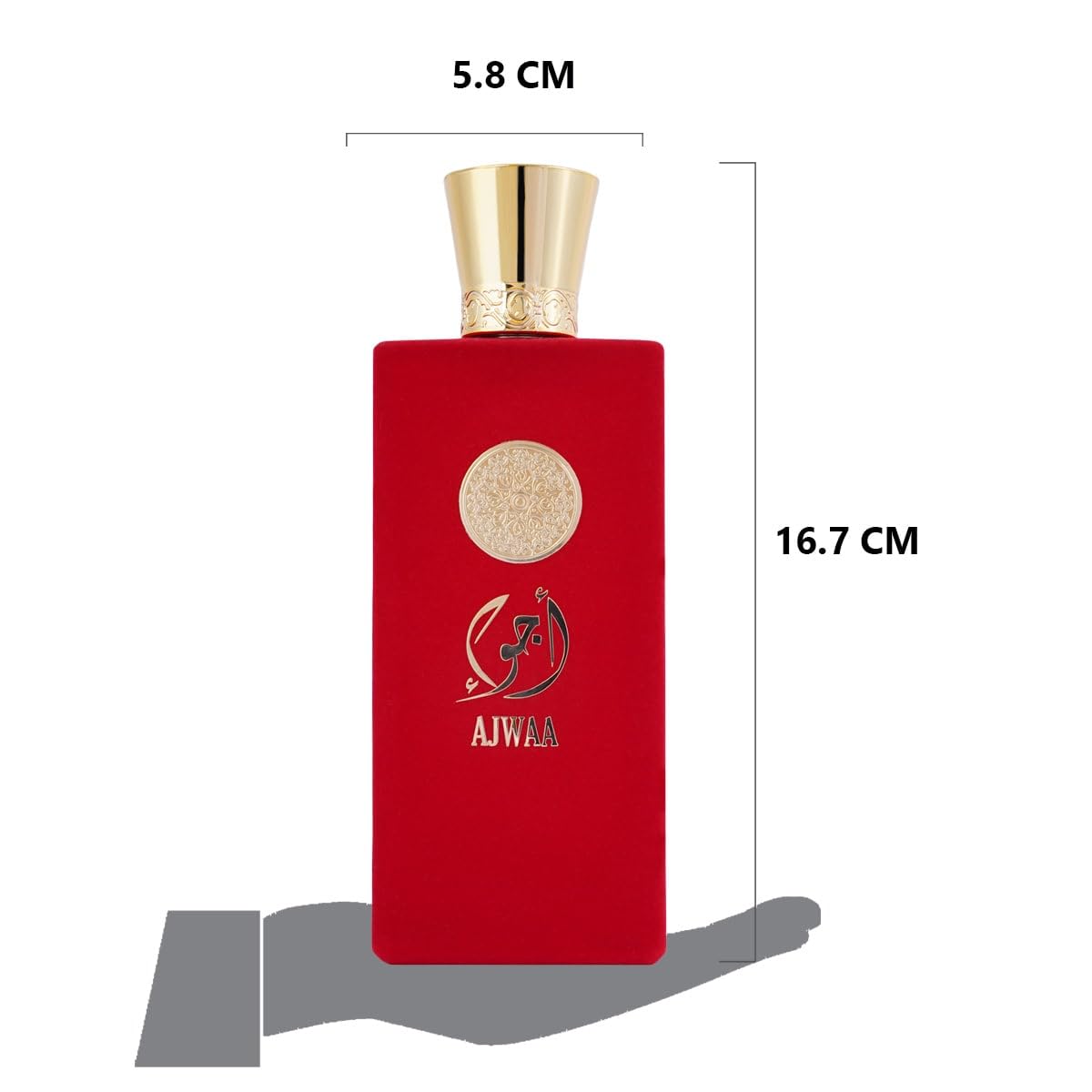 AJWAA Concentrated Red Women’s Cologne – 3.4 Fl Oz / 100 ml Eau de Parfum Spray