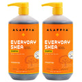 Alaffia EveryDay Shea Shampoo – Gentle, Unscented Cleanser for Normal to Dry Hair | 2 x 32 oz