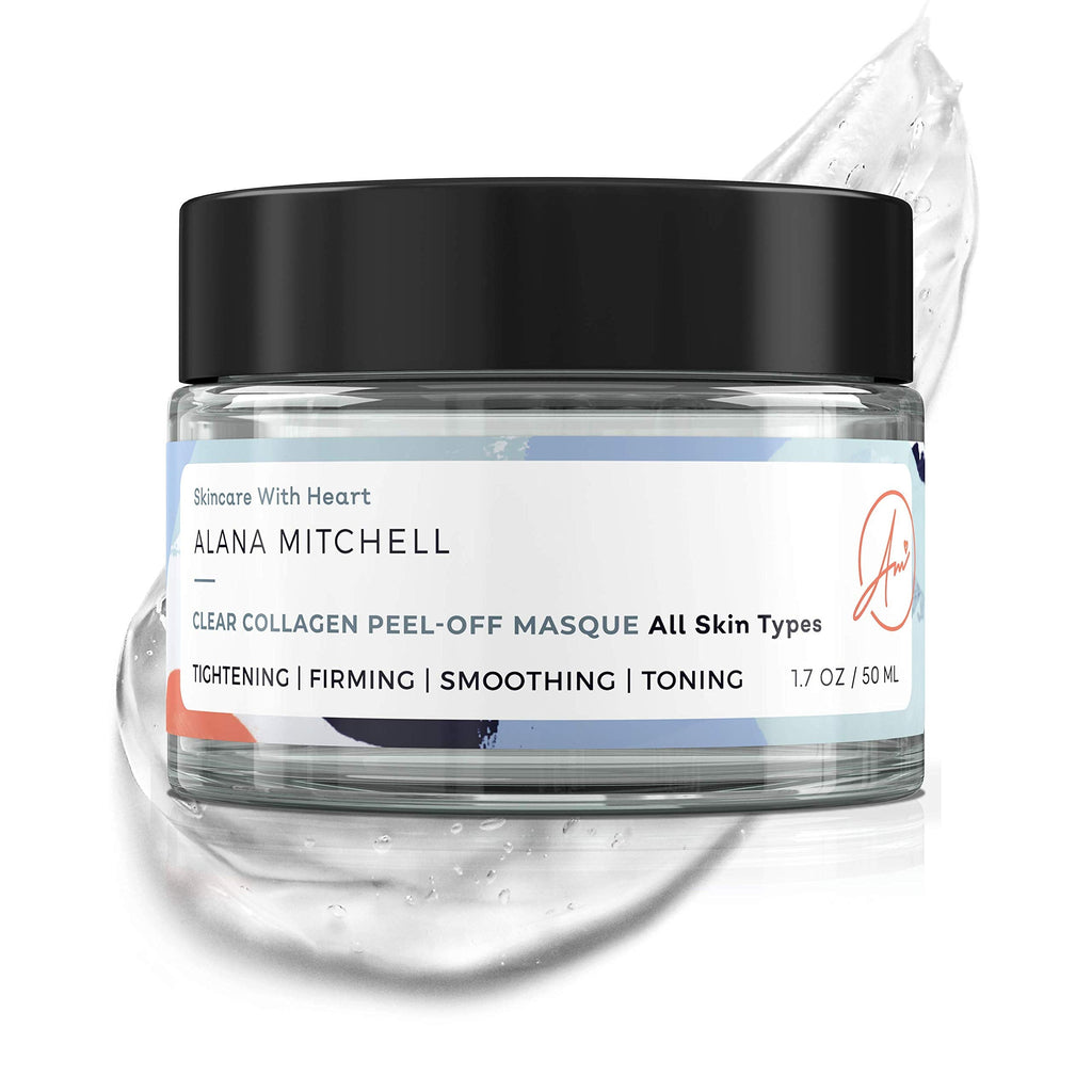 Alana Mitchell Anti Aging Collagen Facial Mask – Peel-Off, Hydrating & Firming (1.7 oz)