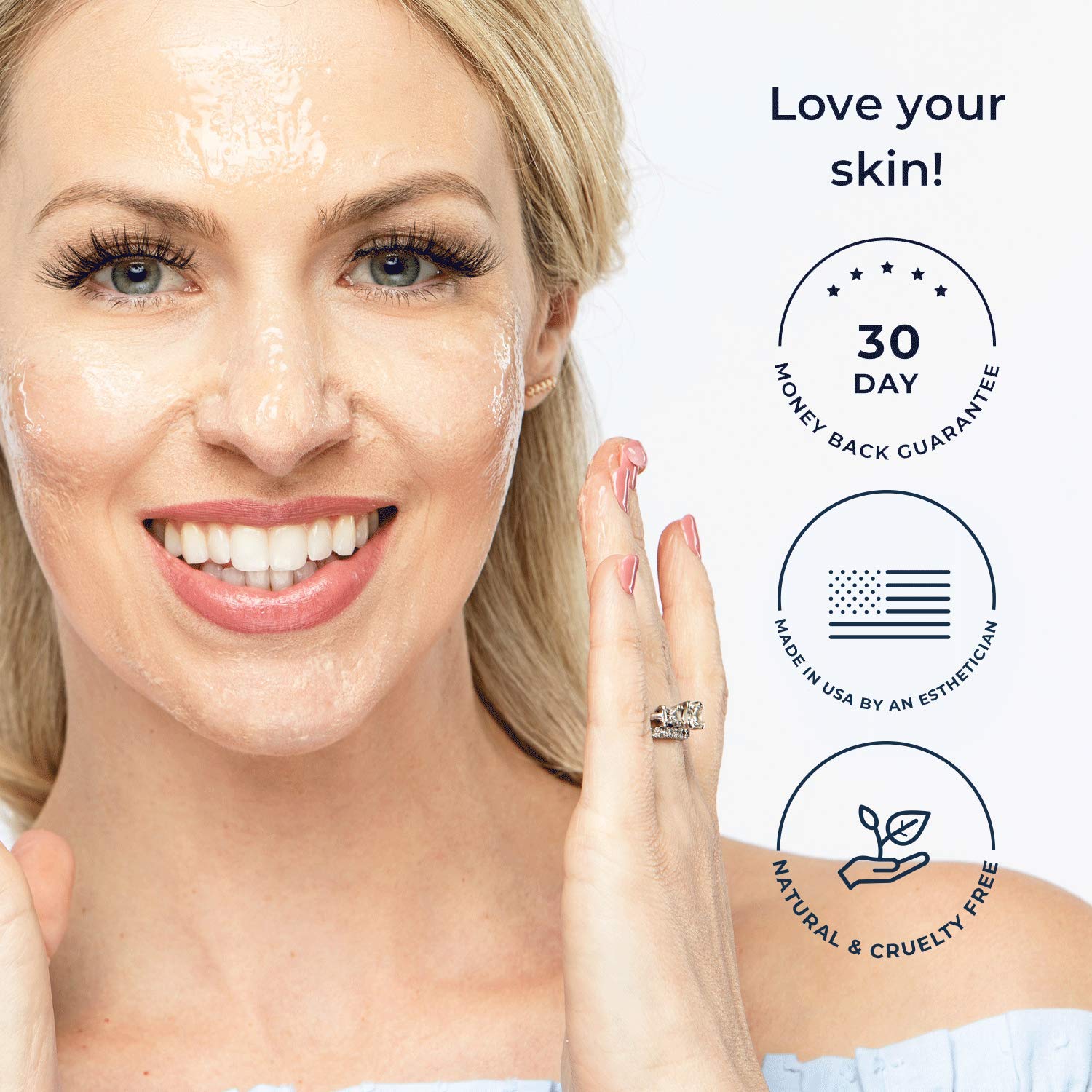 Alana Mitchell Anti Aging Collagen Facial Mask – Peel-Off, Hydrating & Firming (1.7 oz)