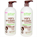 Alba Botanica Very Emollient Body Lotion Coconut Rescue – 32 oz (2 Pack)