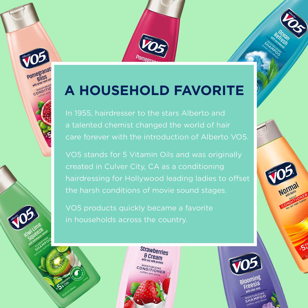 VO5 Herbal Escapes Kiwi Lime Squeeze Clarifying Shampoo – 12.5 oz