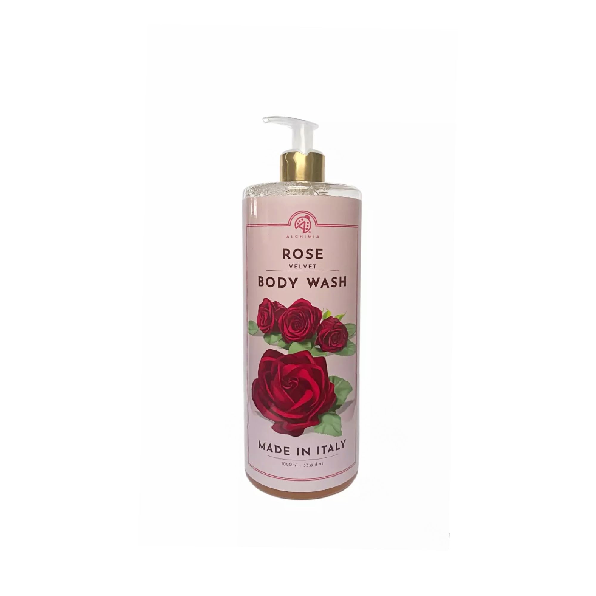 Alchimia Rose Moisturizing Body Wash – 1000 ml | Made in Italy