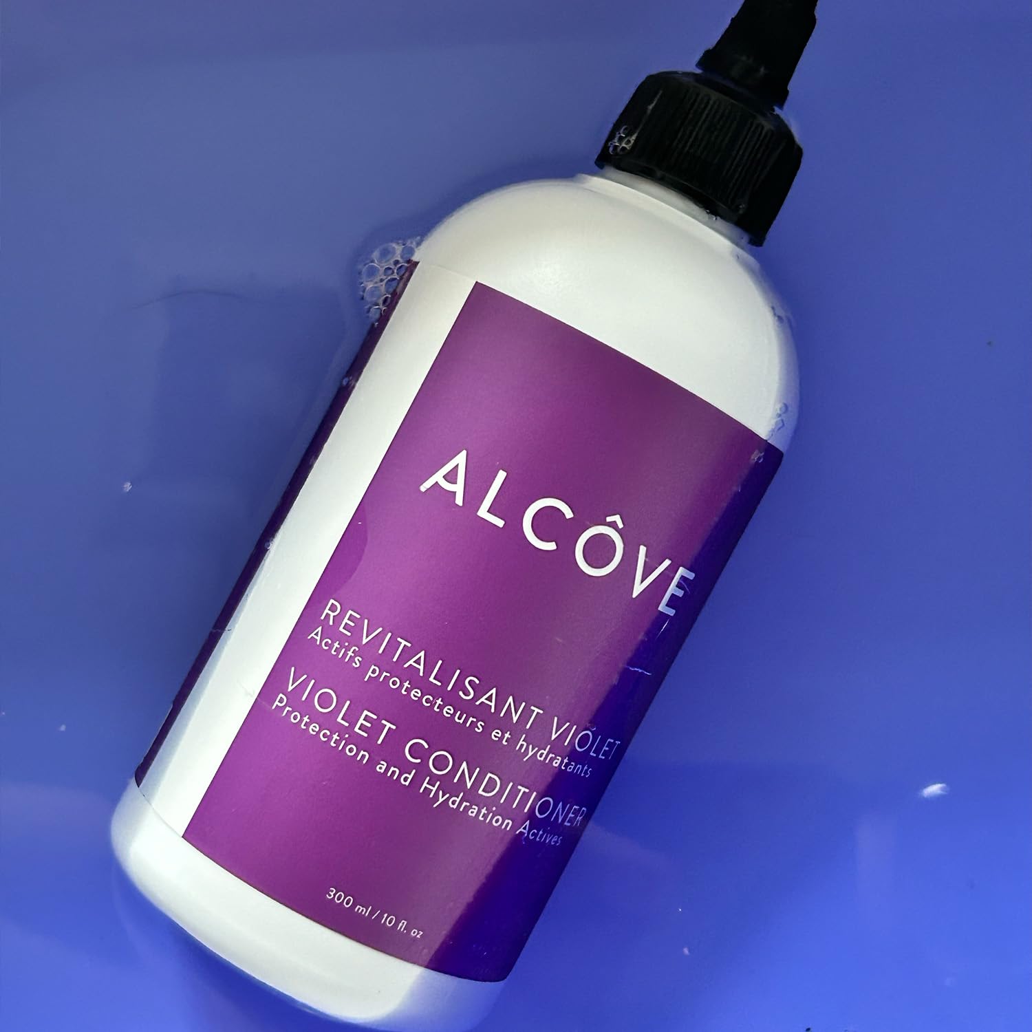 Alcôve Violet Shampoo & Conditioner Duo – Neutralize Yellow & Brassy Tones (Sulfate-Free) 10oz