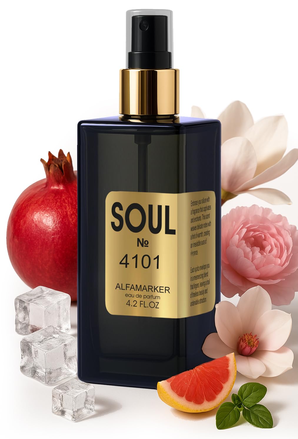 ALFAMARKER Soul №4101 Bright Ice Crystal – Floral Fruity EDP for Women | 120 ml