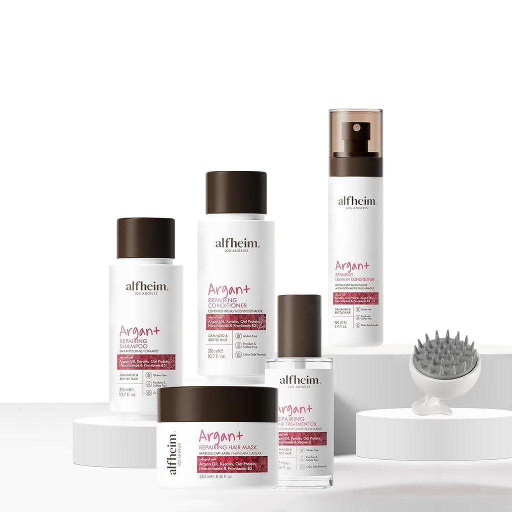 Alfheim Argan Hair Care Set — Frizz Control, Repair & Color-Safe, Sulfate-Free