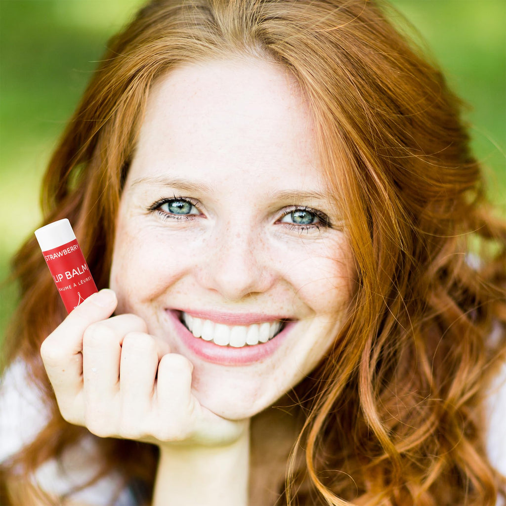ALIDA PURE Strawberry Lip Balm Collection – Vegan, Beeswax-Free, 3 Tubes