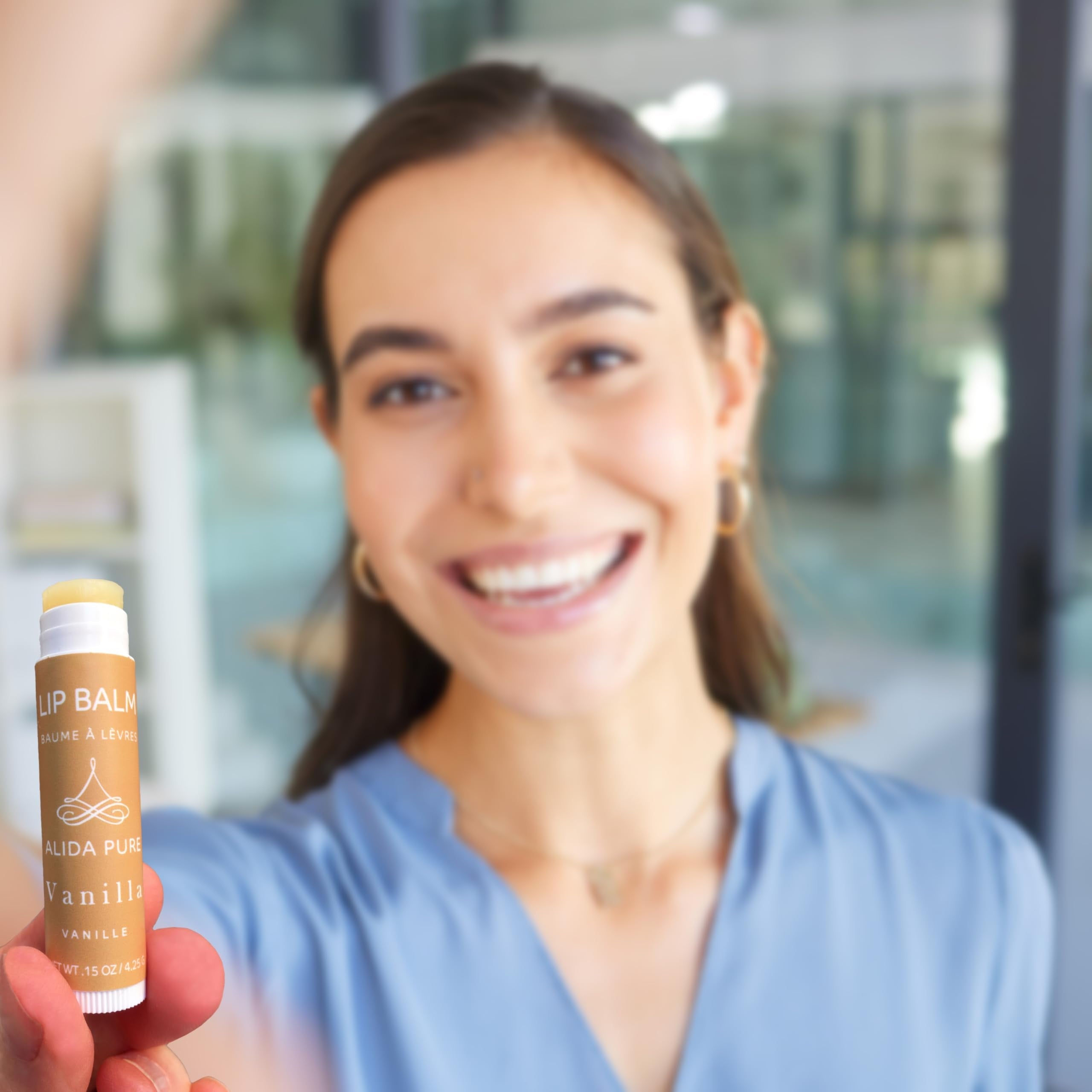 ALIDA PURE Vanilla Lip Balm Collection — Vegan, Beeswax Free, Jojoba & Avocado Oils