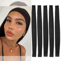 AliLeader 5Pcs Silk Headband - Adjustable Elastic Wig Cap for Secure Edges