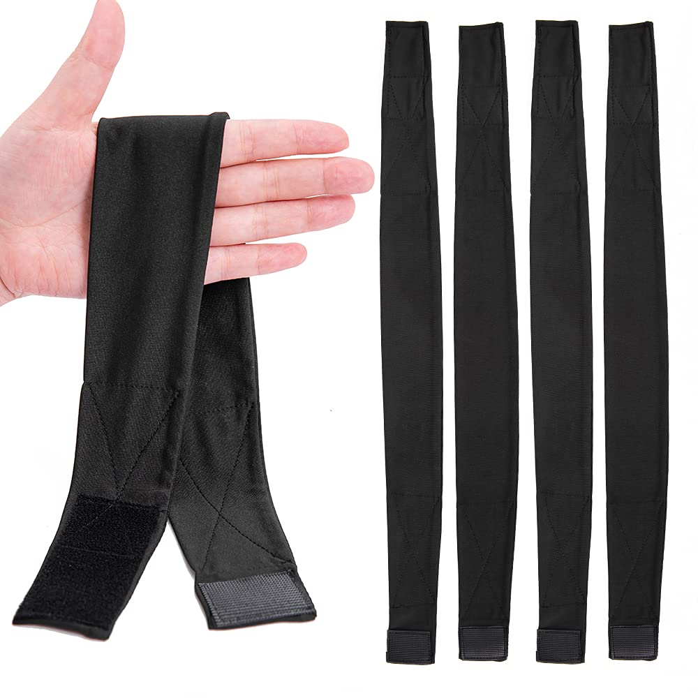 AliLeader 5Pcs Silk Headband - Adjustable Elastic Wig Cap for Secure Edges