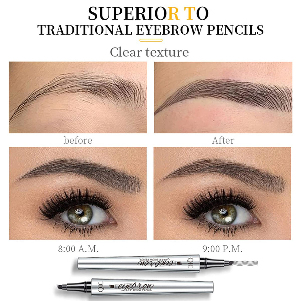 Alisesun Vibely 5x Longer Lashes Kit — 2-in-1 Mascara, Brow Pencil, Eyeliner, Eyebrow Soap Kit, 10 Blades (Waterproof)