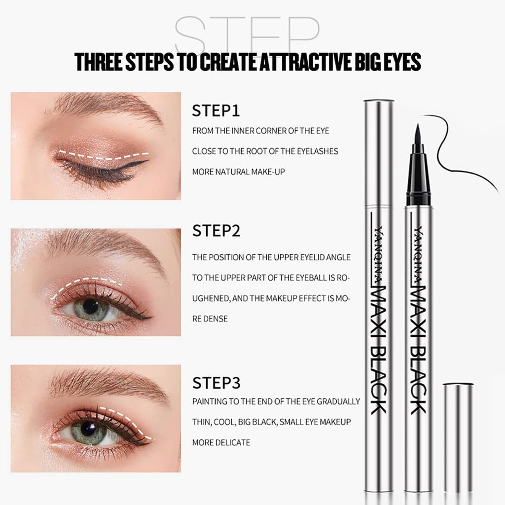 Alisesun Vibely 5x Longer Lashes Kit — 2-in-1 Mascara, Brow Pencil, Eyeliner, Eyebrow Soap Kit, 10 Blades (Waterproof)