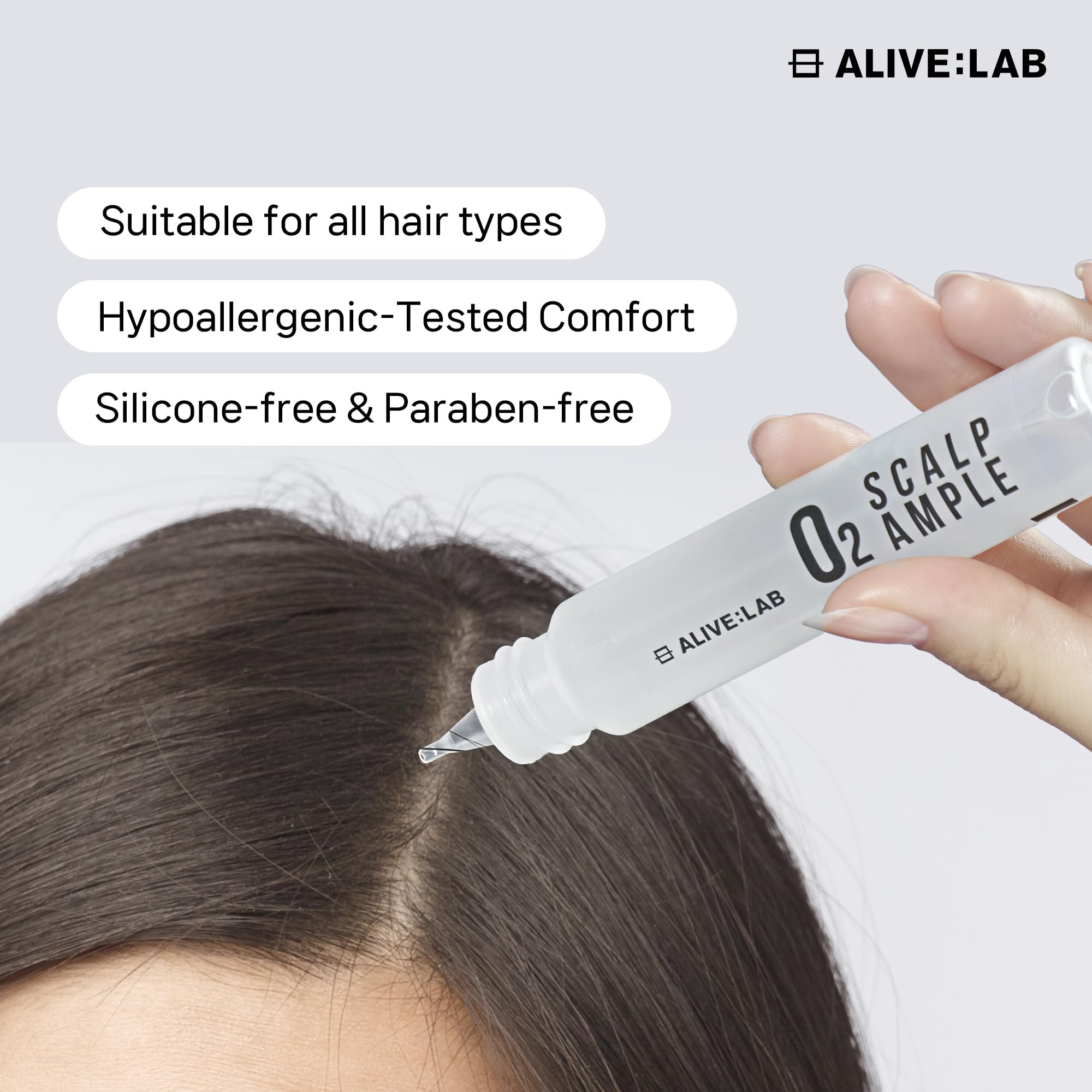 ALIVELAB O2 Scalp Ampoule — Soothing Anti-Dandruff & Itch Relief Serum | ALIVE:LAB