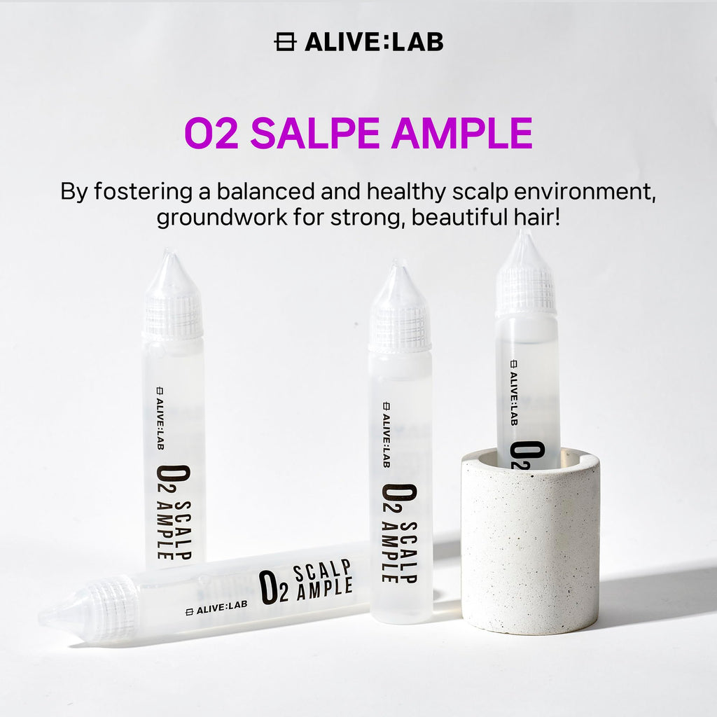 ALIVELAB O2 Scalp Ampoule — Soothing Anti-Dandruff & Itch Relief Serum | ALIVE:LAB