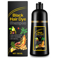ALIVER Hair Dye Shampoo Black – 3-in-1 Color, Nourish & Growth Promoter 500ml