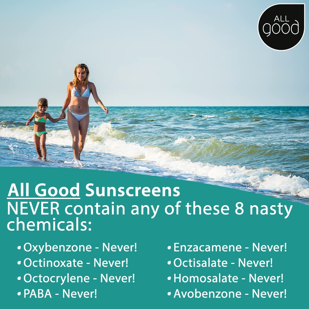 All Good Baby & Kids Mineral Sunscreen: SPF 50 Butter Stick + SPF 30 Lotion