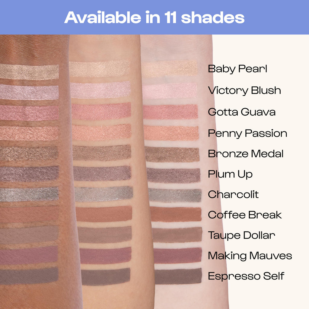 ALLEYOOP 11th Hour Waterproof Cream Eyeshadow Stick — Matte Mauve, Long-Wear Shadow & Liner
