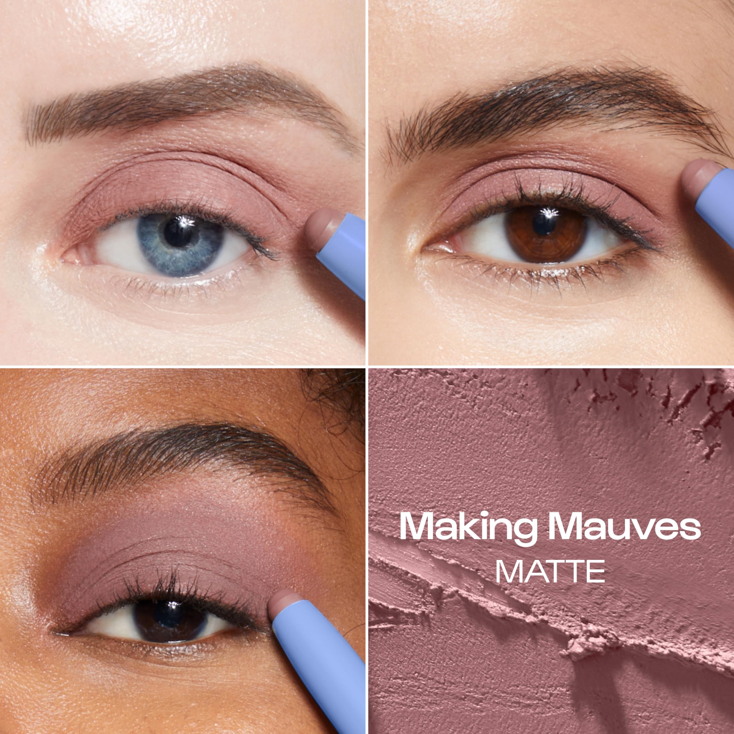 ALLEYOOP 11th Hour Waterproof Cream Eyeshadow Stick — Matte Mauve, Long-Wear Shadow & Liner