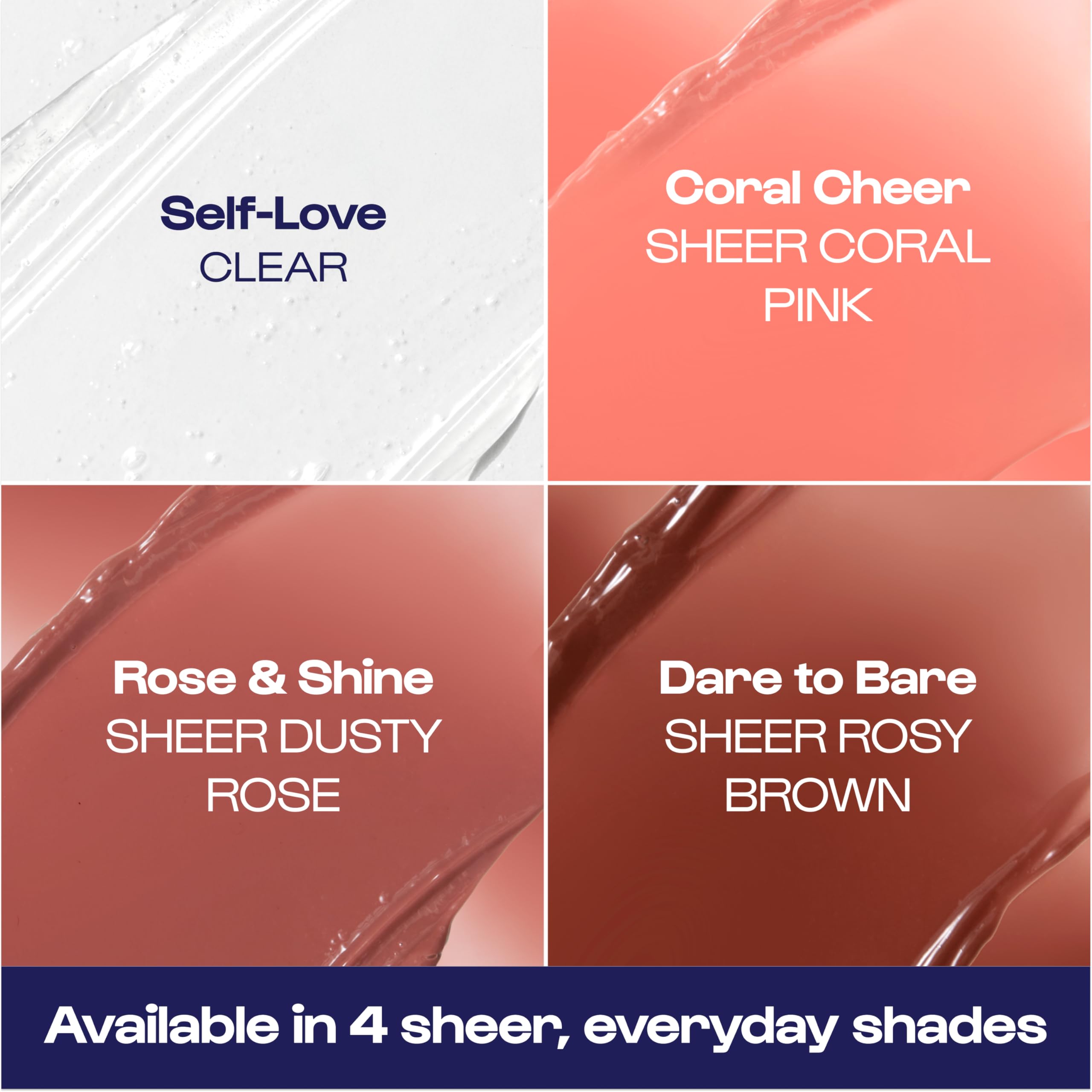 ALLEYOOP Lip Goals – Moisturizing Lip Balm with Clean Vegan Formula, Sheer Rosy Brown Tint