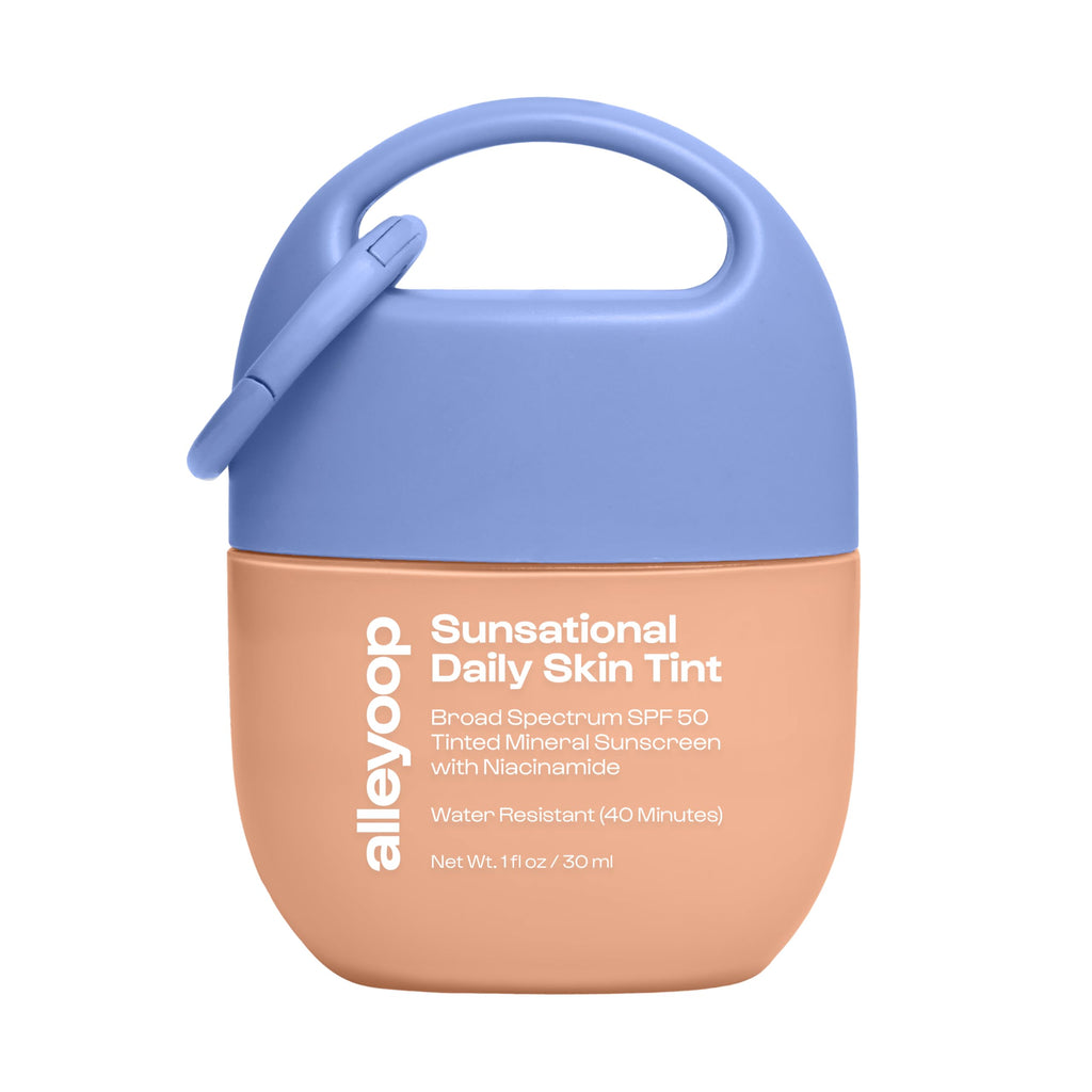 ALLEYOOP Sunsational Tinted Moisturizer SPF 50 – Mineral Face Sunscreen with Jojoba (Vegan & Cruelty-Free)