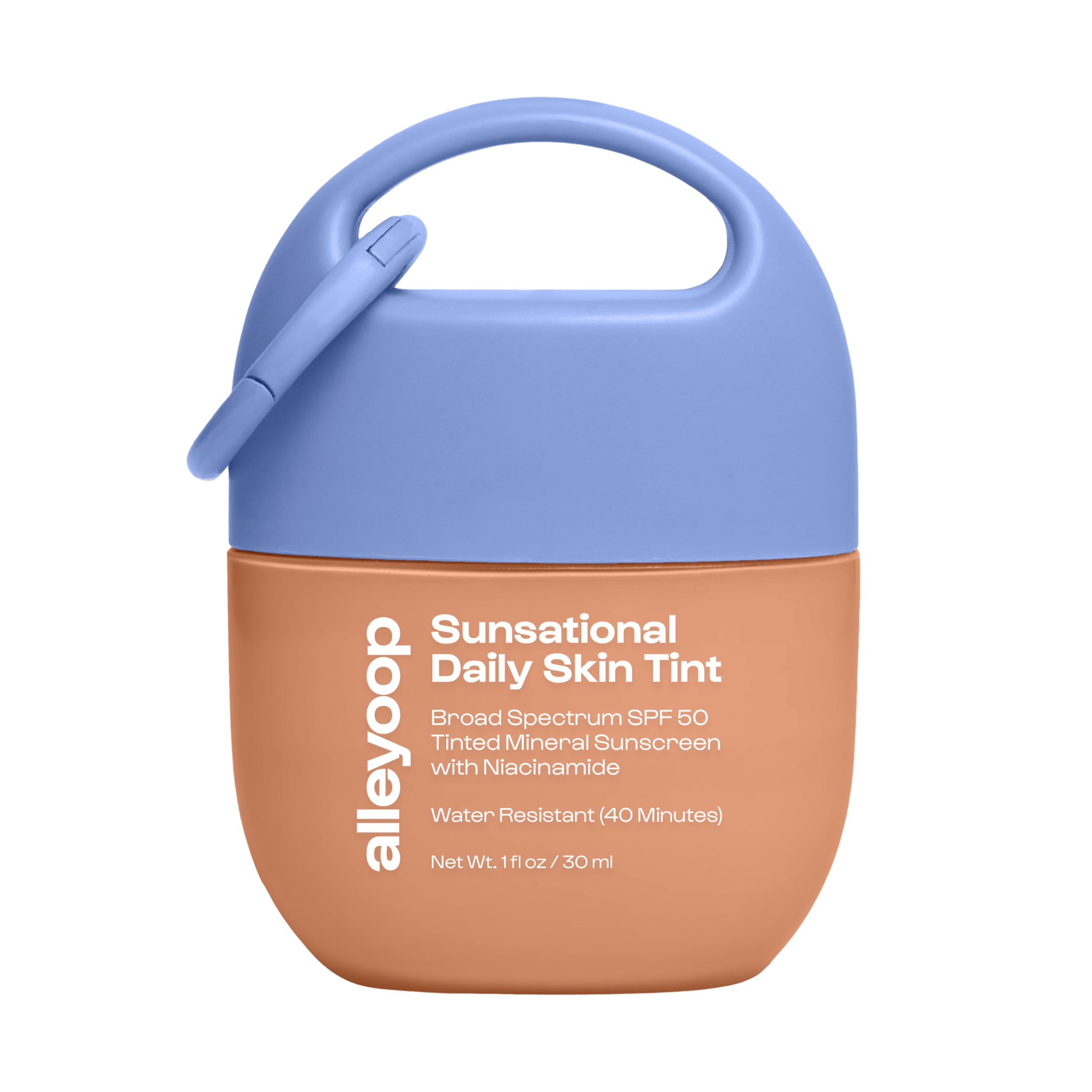 ALLEYOOP Sunsational Tinted Moisturizer SPF 50 — Mineral Sunscreen + Tint (Vegan)