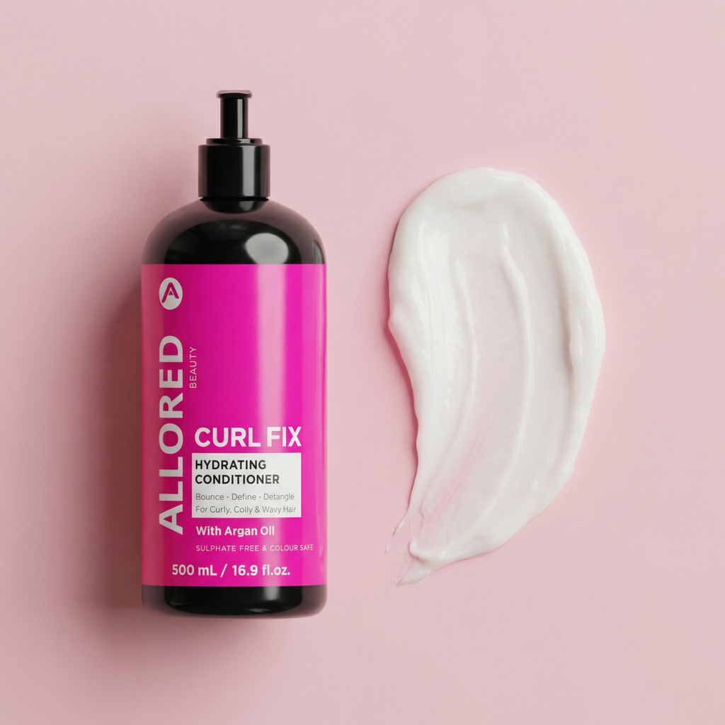 Allored Professional Curl Fix Hydrating Conditioner with Argan Oil Hydration & Detangling 500 ml/16.9 oz